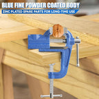 Mini Table Clamp, Small Bench Vise, Upgraded cast steel manufacturing Jewelers - Image 2