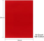 Aida Cloth 14 Count Cross Stitch Fabric, 19×28inch | Creates Strong Contrast to - Image 2