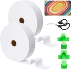 Jelly Roll Batting 2 1/2 Inch Cotton Polyester Blend Quilt Batting Roll by Ysglory