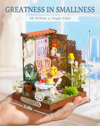 Rolife DIY Mini Building House Miniature Kit-Fancy Tea Yard, Miniature - Image 8