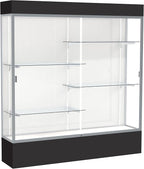 Waddell Spirit Lighted Floor Display Case, Satin Finish by WADDELL