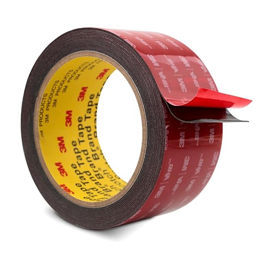 3M Double Sided Tape Heavy Duty 2" x 15.4 Ft, Mounting Tape | Black 5925 Foam by 3MFullRangeProducts