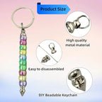 30 Pcs Beadable Keychain Bars Blanks Keychain - Image 4