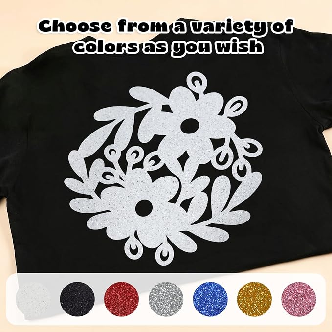 Glitter White HTV - Image 5