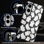 Case for Samsung Galaxy S25 Edge Case, Halloween Ghosts Bats Design Hybrid Dual - Image 5