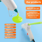 MATUFF Light Green hot Glue Sticks Full Size 0.43” Dia x 8” Long, All-Purpose - Image 3