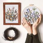 COCOMOX 3 Sets Embroidery Practice Kits, Flower Pattern Embroidery Kit - Image 4