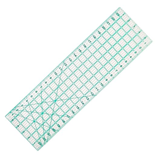 MANUFORE Quilting Ruler 6” x 24” Sewing Acrylic Ruler Anti-Slip Ruler DIY by MANUFORE