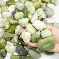 SIDONG 20 LB Jade Pebbles, 1.2-2Inch Natural Decorative Polished Jade Stones by SIDONG