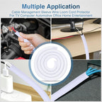 Nilight Cable Sleeve, 10ft-1inch Cord Management Sleeves, Braided Sleeving - Image 6