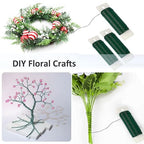 Green Floral Wire 22 Gauge - Image 3