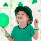 Green and White Beads, Kandi Beads Hair Beads - Image 3