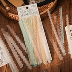 40 Pcs Transparent Lace Stickers - Image 2
