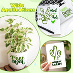 Tintnut Leaf Green Permanent Vinyl 8 Sheets 12''x10'' Adhesive Vinyl | Solid - Image 6