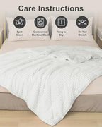 Sherpa Fleece Weighted Blanket - Image 7