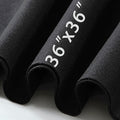 HaoFeijh Black Felt Fabric 36 * 36 Inch Wide 1.6mm, Fabric Sheets Soft Woven by HaoFeiJH