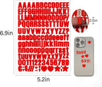 Letter Stickers, Mailbox Numbers, 0.5 Inch Waterproof Vinyl Alphabet | 1/2 Inch - Image 7