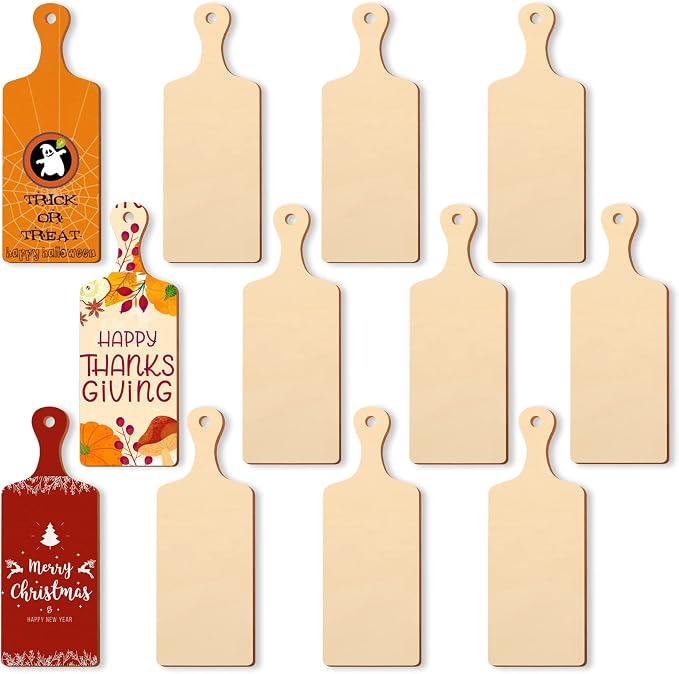 Marsui 12 Pieces Mini Wooden Cutting Board by Marsui