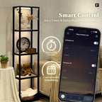 FENLO LED Glass Display Cabinet – Dimmable Lighted Furniture - Image 4