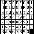 Augshy 2 Inch Letter Stencils for Painting by Augshy