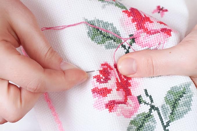 Aida Cloth 16 Count Cross Stitch Fabric, 19×28inch | Premium Cotton, Fine Weave - Image 4