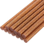 uxcell Mini Hot Glue Sticks for Glue Gun 11mm x 200mm Glitter Bronze Gold 12pcs by uxcell