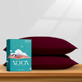 XOOX Linen 100% Egyptian Cotton Queen Pillow Cases Set of 2 by XOOXLinen