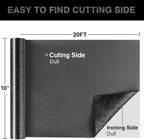 Black Glitter HTV Heat Transfer Vinyl Roll 12inch x 20 ft - Image 2