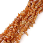 LAIDANLA Red Aventurine 400pcs Natural Chip Stone Beads 5-8mm Healing Crystal - Image 2
