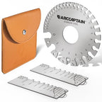 ARCCAPTAIN Metal Gauge Thickness Tool, Metal Thickness Gauge, Stainless Steel by ARCCAPTAIN