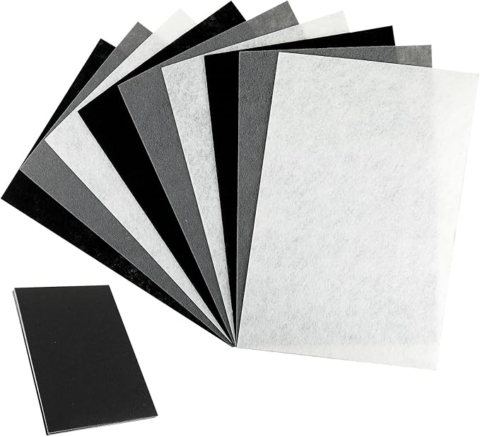 Felt Sheets for Crafts 9PCS 11.8 * 7.9in Wool Stiff Felt Sheets Soft Fabric by DIVINA+VITAE