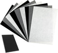 Felt Sheets for Crafts 9PCS 11.8 * 7.9in Wool Stiff Felt Sheets Soft Fabric by DIVINA+VITAE