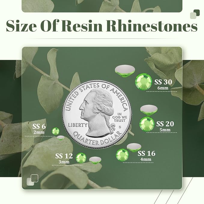 12000PCS 2mm Resin Rhinestones Bulk - Image 3