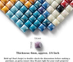 Lanyani 1.7 Pounds/350 Pieces Vibrant Glass Mosaic Tiles Assortment - Image 3
