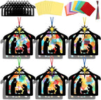 Eersida 32 Sets Christmas Nativity Ornaments Crafts Kits Bulk DIY Christian by Eersida