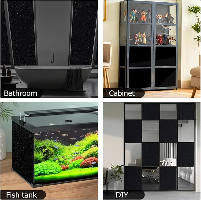 HIDBEA Blackout Window Film, 100% Light Blocking Room Darkening Window Privacy - Image 8