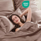 Standard Satin Pillowcase for Hair 2pc, Similar to Silk Pillow Cases, Easier - Image 4