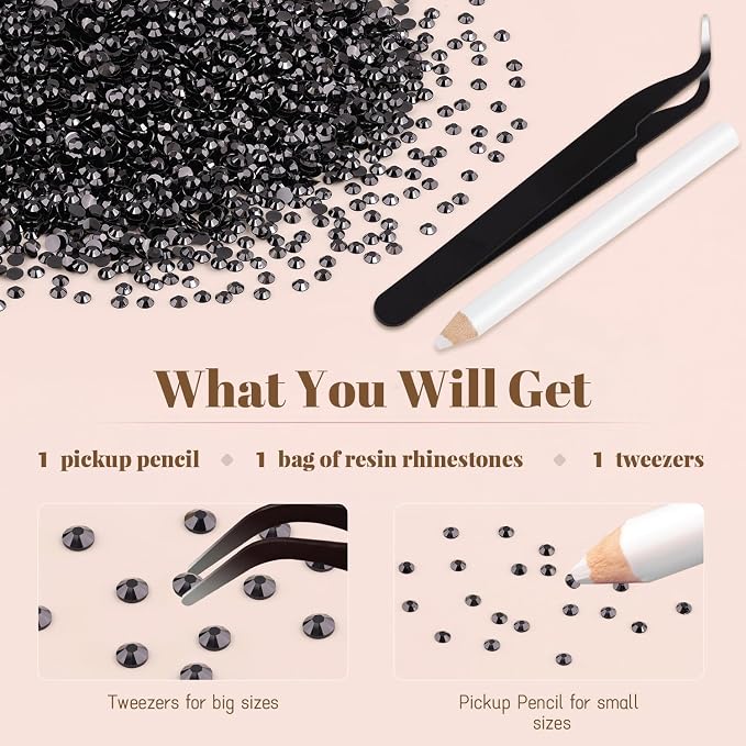 12000PCS 2mm Resin Rhinestones Bulk - Image 7