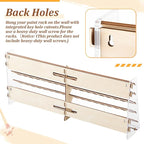 Colingmill Wooden Paint Organizer Storage Rack, 80 Holes Miniature Model Paint - Image 4