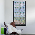3D Vintage Stained Glass Window Film by ChicSkin