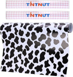 Tintnut Cow Spots Permanent Vinyl Cowhide Adhesive Vinyl Roll 12in x 5ft | by Tintnut