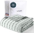 YnM Cooling Weighted Blanket for Adults, 30lbs Heavy Bed Throw Comforter by YNM