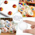 Jeffdad 24 Pcs Half Foam Balls, 1.4 Inch Half Round Styrofoam Foams Ball | - Image 6