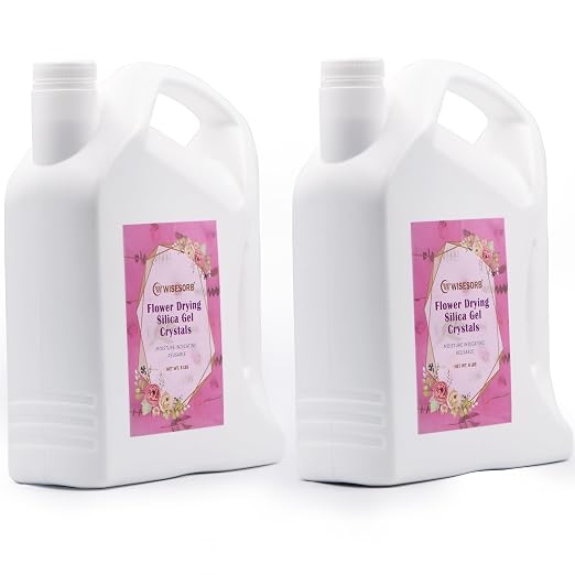 Wisesorb Silica Gel for Flower Drying, Silica Gel Flower Drying Crystals by Wisesorb