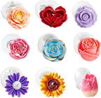 9 Pcs 3D Silicone Flower Molds for Candle Soap Making Cake Chocolate Making | by JDHSilicone
