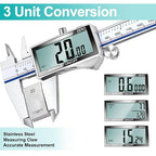 Kynup Digital Caliper Measuring Tool, Vernier Dial Caliper Digital Outside - Image 3