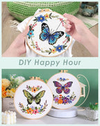 ERKOON 5 Sets Embroidery Kit for Beginners - Image 3