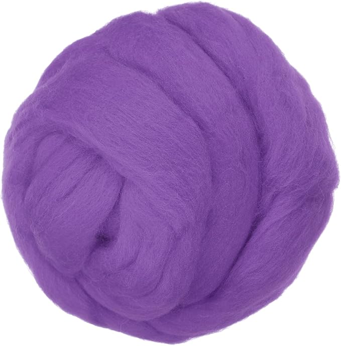 PATIKIL Wool Roving Yarn, 250G/8.8OZ Felting Wool Pure Roving Yarn by PATIKIL
