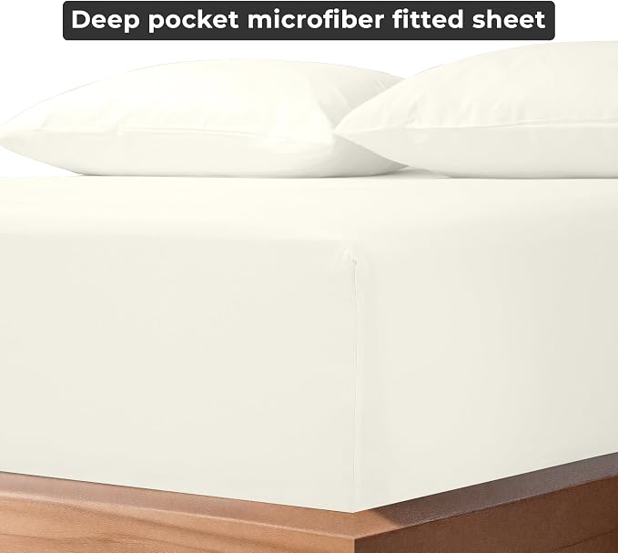 Royale Linens Fitted Sheet Full - Image 6