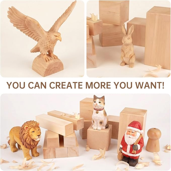 24Pack Basswood Carving Blocks - Image 7